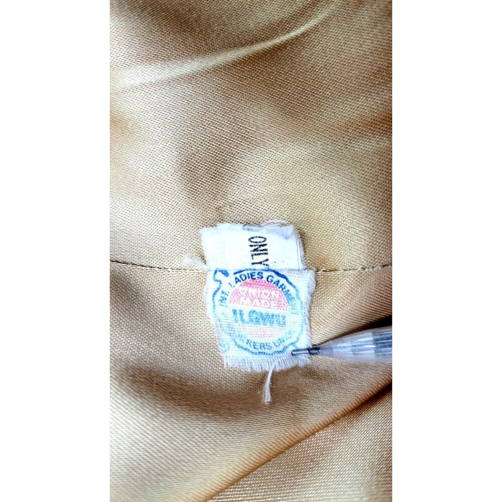 Vintage Gino Rossi For Wilson Camel Hair Coat Women Size 12 Pockets Button Front - Picture 6 of 13